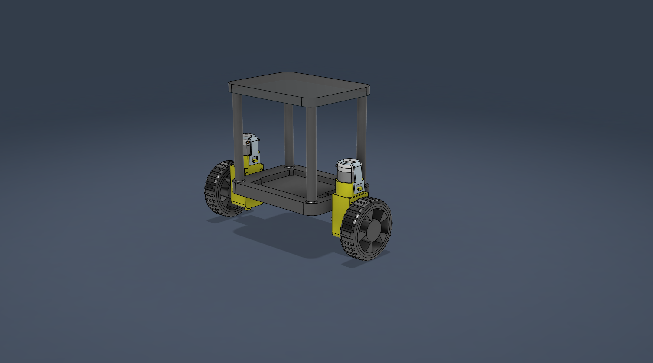 Robot balancing upright